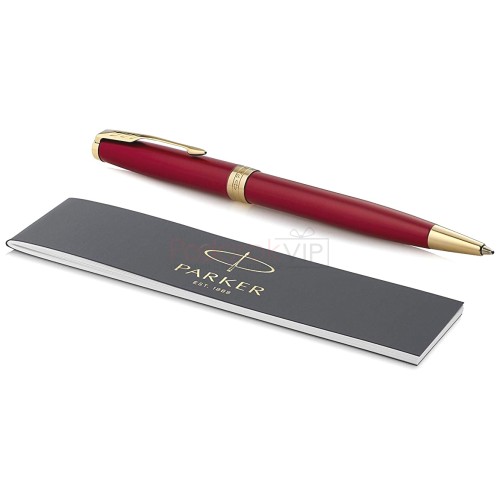 Шариковая ручка Parker Sonnet Core K539, Lacquer Intense Red GT