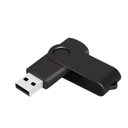 Металлический флеш-диск USB 2,0 под гравировку, 64 ГБ (Black)