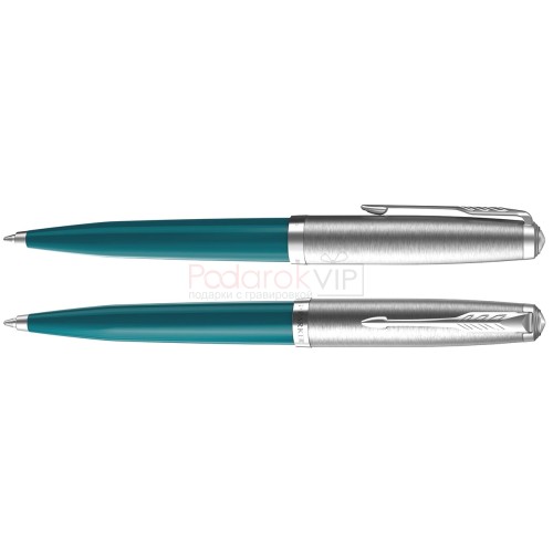 Ручка шариковая Parker 51 Core, Teal Blue CT 2123508