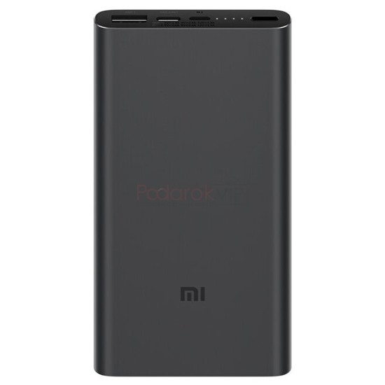 Powerbank аккумулятор Xiaomi Mi Power Bank 3 USB A + USB C 10000 мАч (Black)